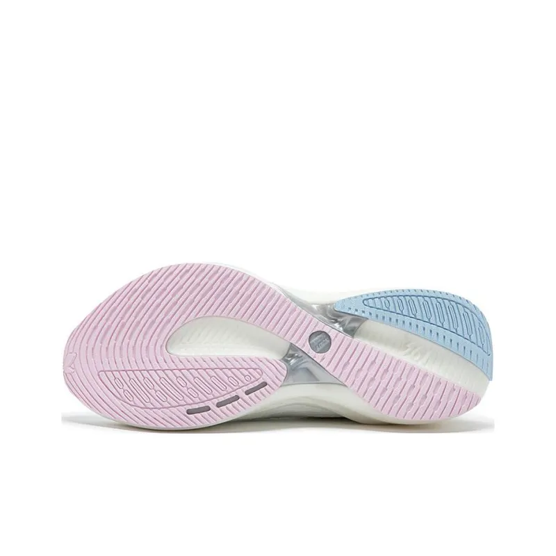 361° Cushioning Slip Resistant Low Top Running Shoes Women's White Pink-4
