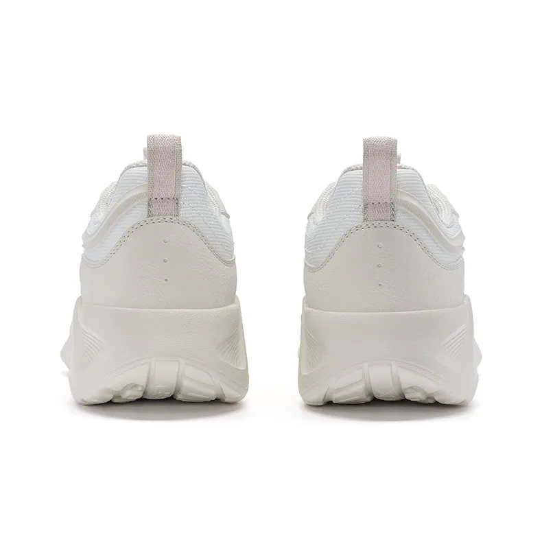 XTEP Star Meteorite TD Durable Breathable Low Top Chunky Sneakers Women's Ecru-3