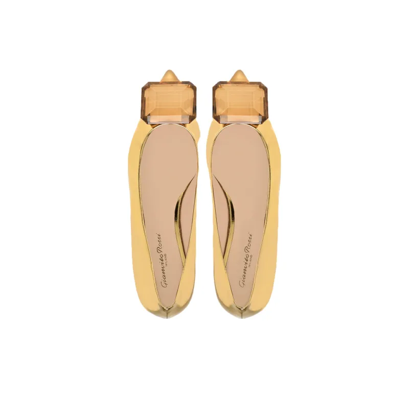 GIANVITO ROSSI Jaipur Metallic-effect Pumps-4
