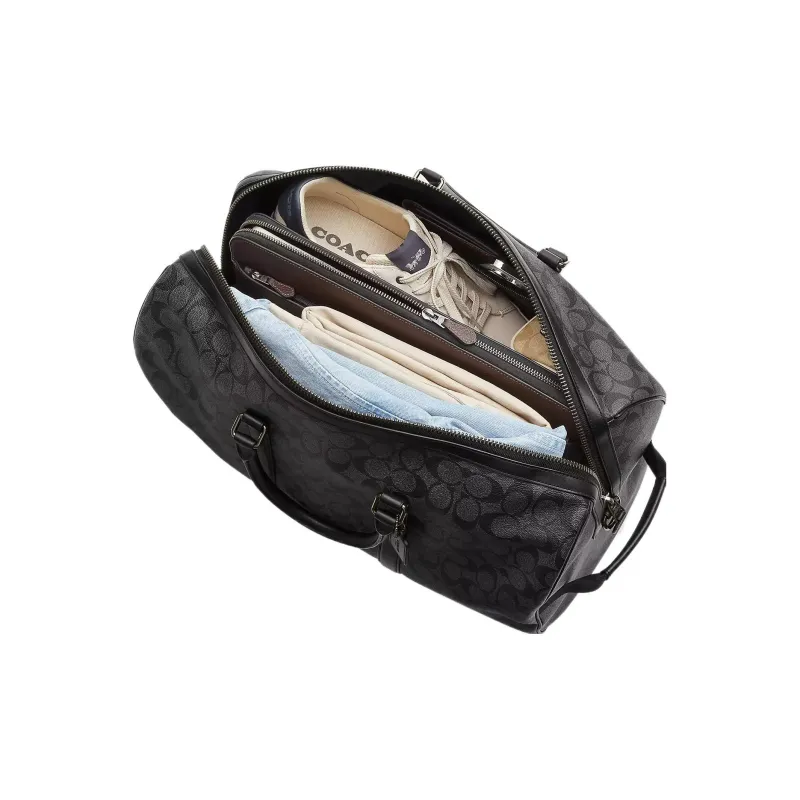 COACH Venturer Coated Canvas With Calfskin Handbag, Shoulder Bag, Crossbody Bag, Travel Bag Unisex-3