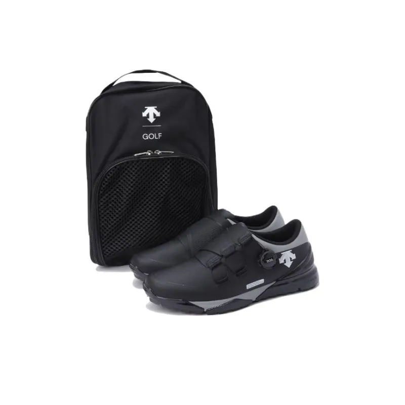 DESCENTE GOLF Cushioning, Wear Resistant Low Top Casual Shoes Men's Black-4
