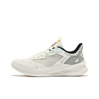 Erke Ling Yue 2.0 Breathable And Resilient Low Top Running Shoes Men's Microcrystal White Recycling Gray
