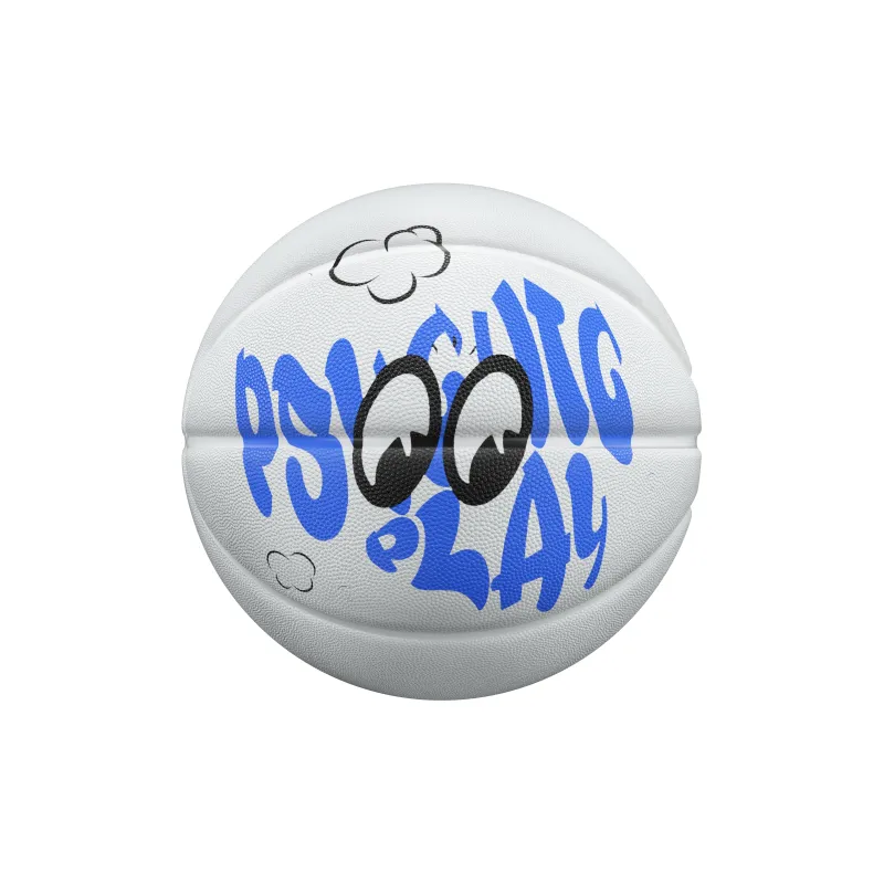 VEIDOORN Rubber Basketball Blue White Size 7 Ball Training Unisex-2