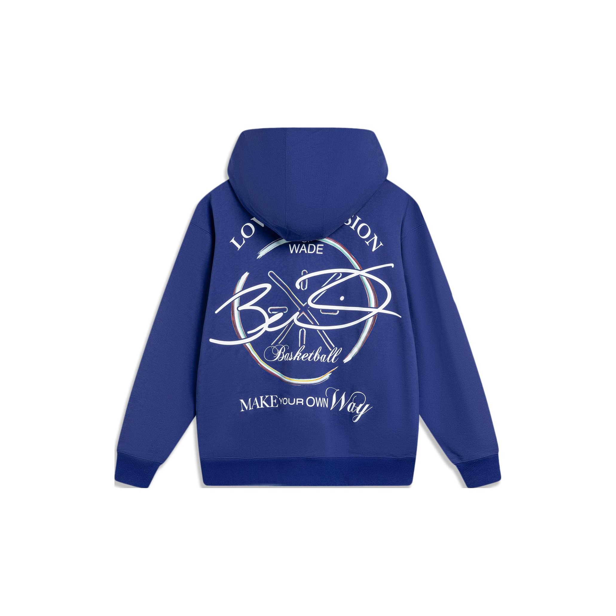 【U LAN】Dipeullin printed sweatshirt LINING Sweatshirts Men Dream Blue L - POIZON