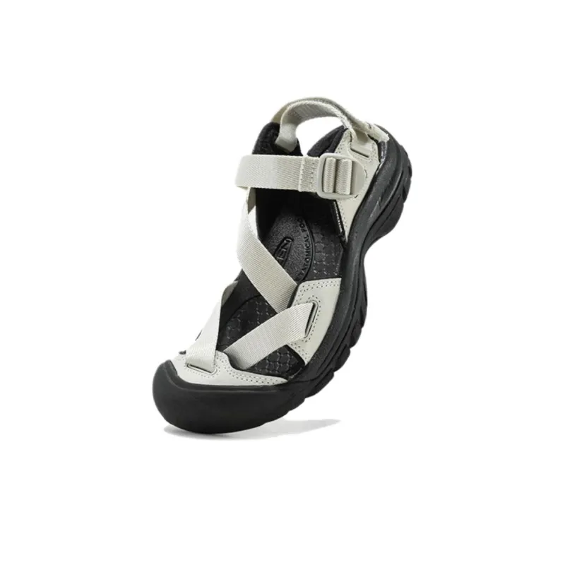 KEEN Zerraport 2 Slip Resistant And Breathable Beach Sandals Women's Silver Black-2