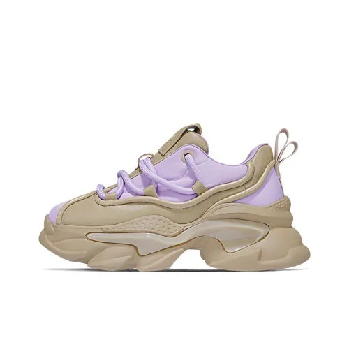 SALAXI Low-Top Casual Shoes 5cm Unisex Purple