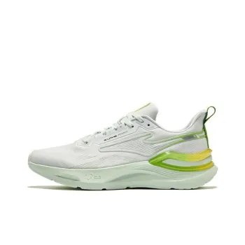 Erke Pegasus 2.0 Shock Absorbing Non Slip Wear Resistant Breathable Balanced Low Top Running Shoes Men's White Green