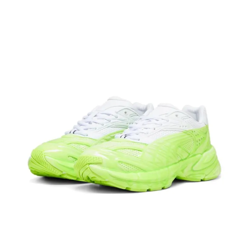 PUMA Velophasis Slime 'White Neon Green'-2