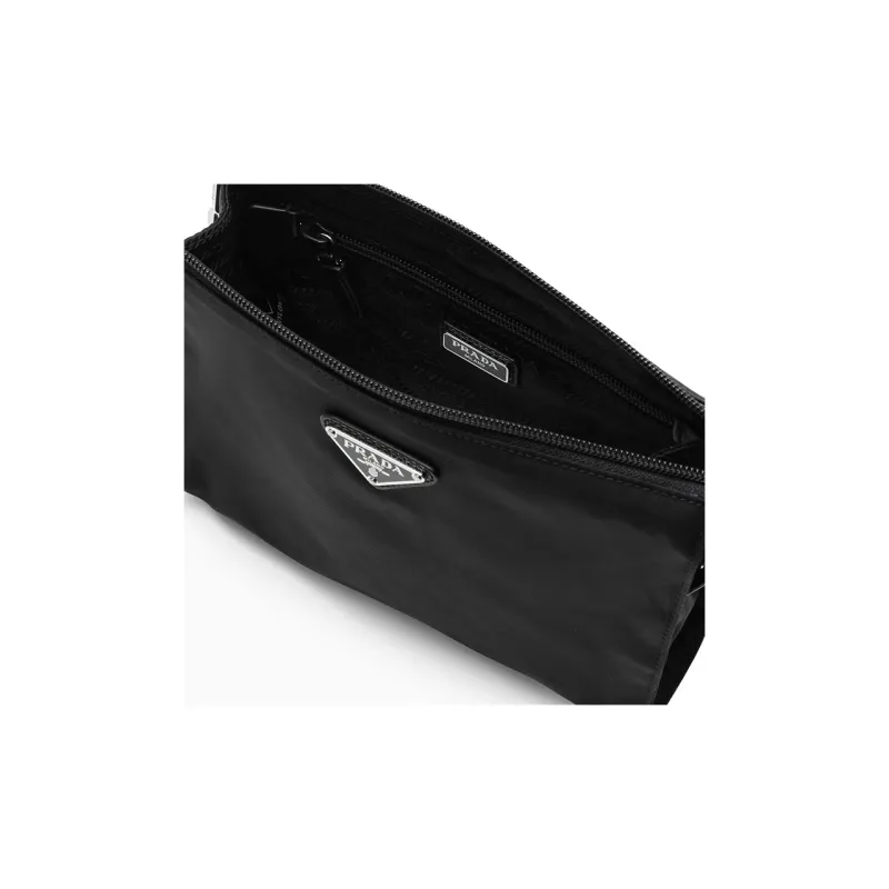 PRADA Nylon Fabric Makeup Bags Clutches Men's Black-6