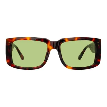 Linda Farrow Morrison Rectangle Frame Sunglasses