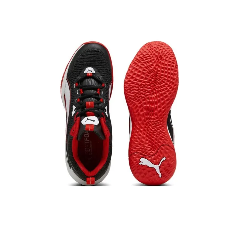 PUMA Playmaker 'Black White Red'-4