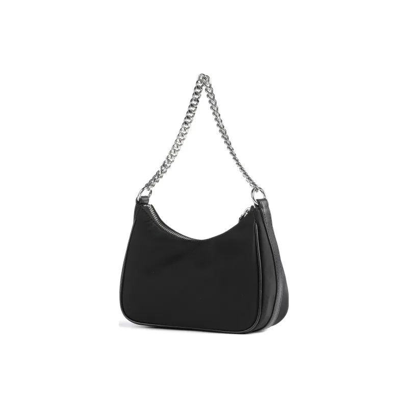 MICHAEL KORS Jet Set Charm Nylon With Leather Handbag, Shoulder Bag Women's Black-1
