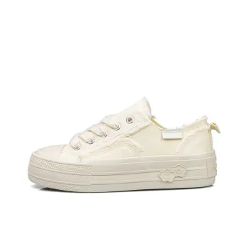 B10CROWN Low-Top Canvas Shoes Women's White