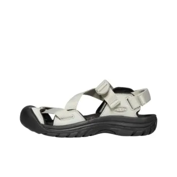 KEEN Zerraport 2 Slip Resistant And Breathable Beach Sandals Women's Silver Black