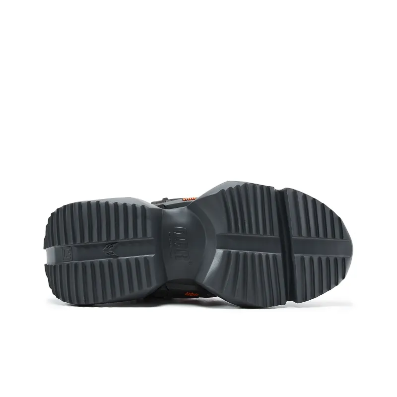 OGR Mecha Classic 2.0 Collection Low-Top Chunky Sneakers Unisex Gray Orange-5