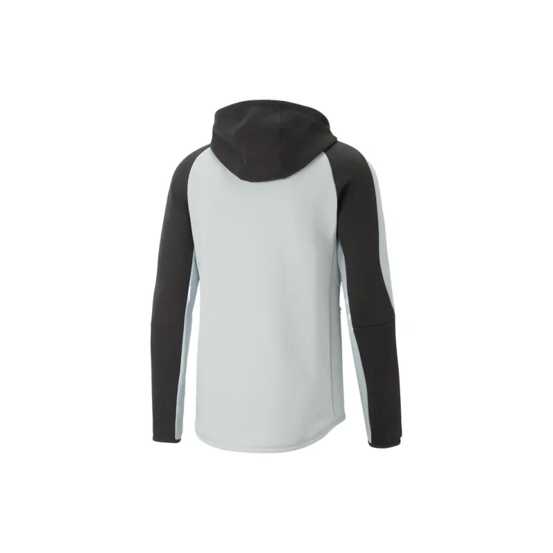PUMA EVOSTRIPE Full Zip Hoodie Men Sweatshirt Men's Black Gray-1
