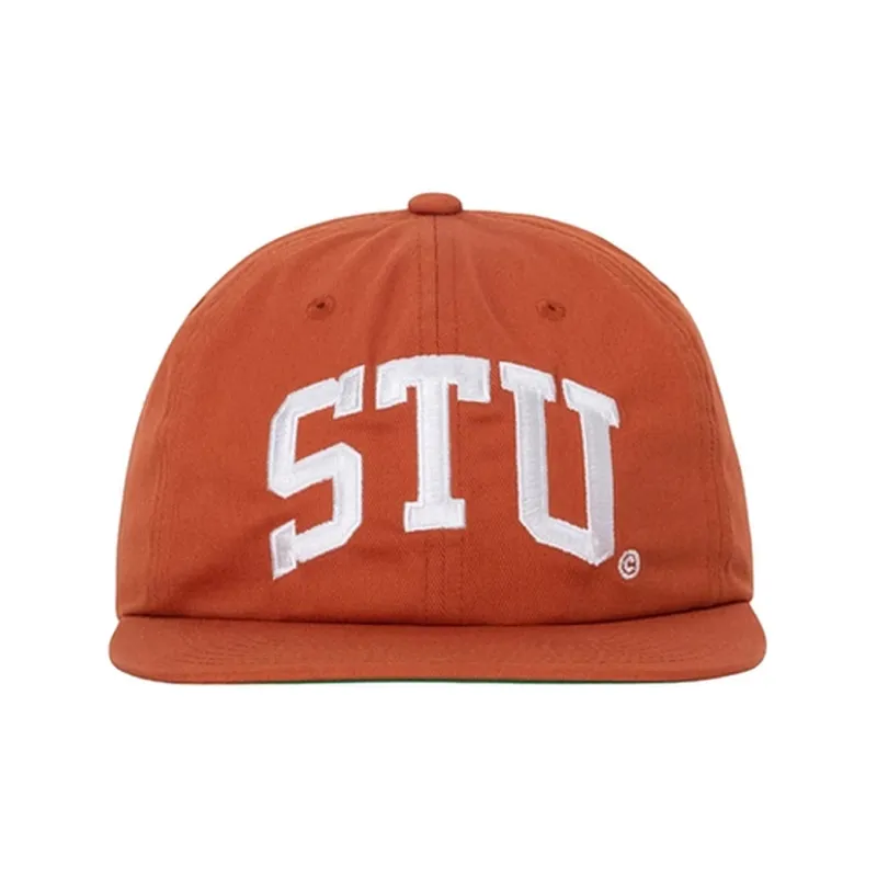 Stussy Cotton Baseball Caps Unisex Orange-1