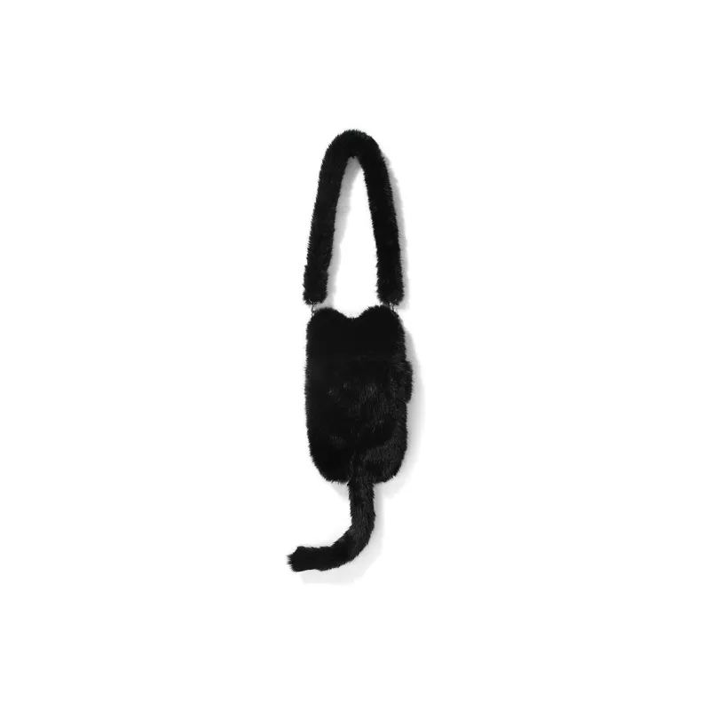 GENANX Polyester Shoulder Bag Unisex Black-1
