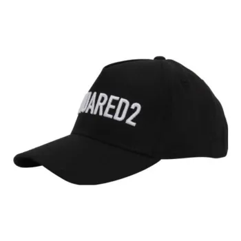 DSQUARED 2 Logo Embroidered Curved Peak Baseball Cap