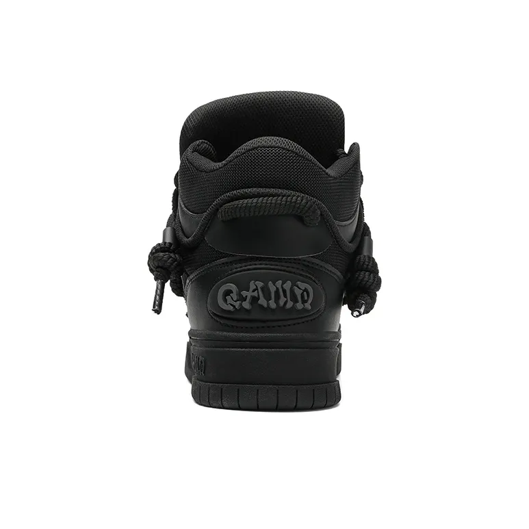 Q AND Coverage Thermal Slip Resistant Cushioning Abrasion Resistant Height Increasing High Top Skateboard Shoes Unisex-4