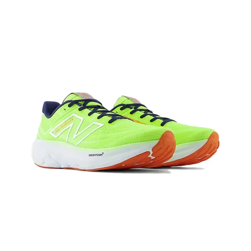 New Balance Fresh Foam X 1080v13 Cushioned Slip-Resistant Abrasion-Resistant Low-Top Running Shoes Women's Green White-2