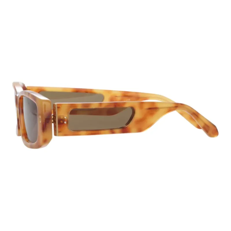 Linda Farrow Talita Rectangular Frame Sunglasses-2