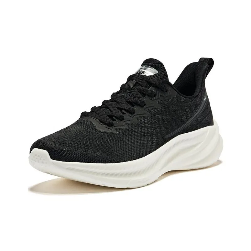 Erke Chasing The Wind 2.0 Slip Resistant Low Top Running Shoes Men's Black-1
