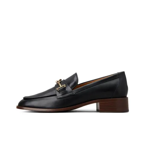 TOD'S Logo-plaque Leather Loafers