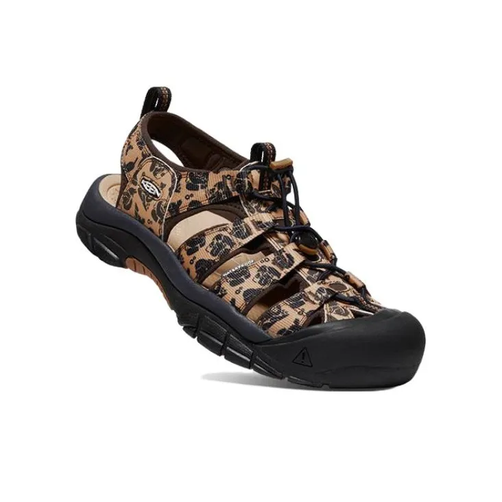 Gravity Free x KEEN Newport Retro Abrasion Resistant River Trekking Shoes Men's Brown Black-2