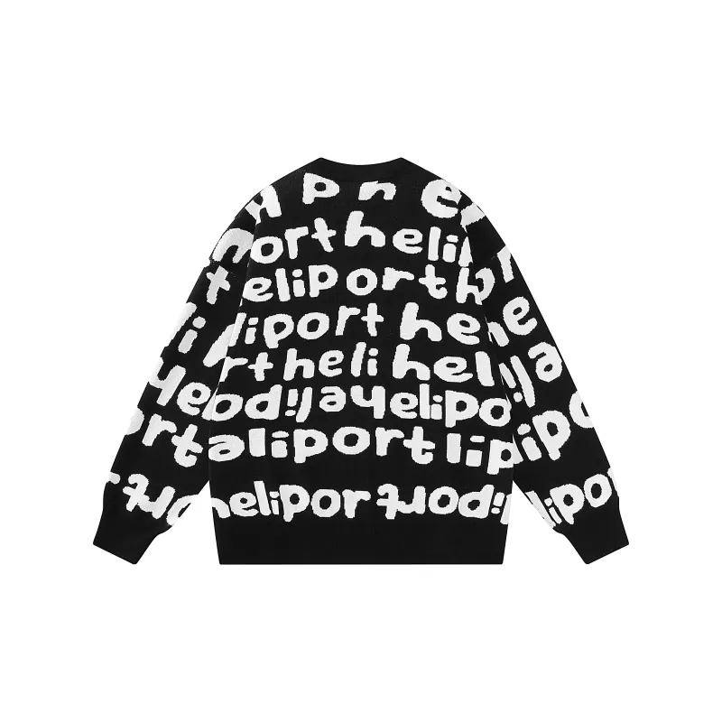 HELIPORT Knitwear Unisex Black-1