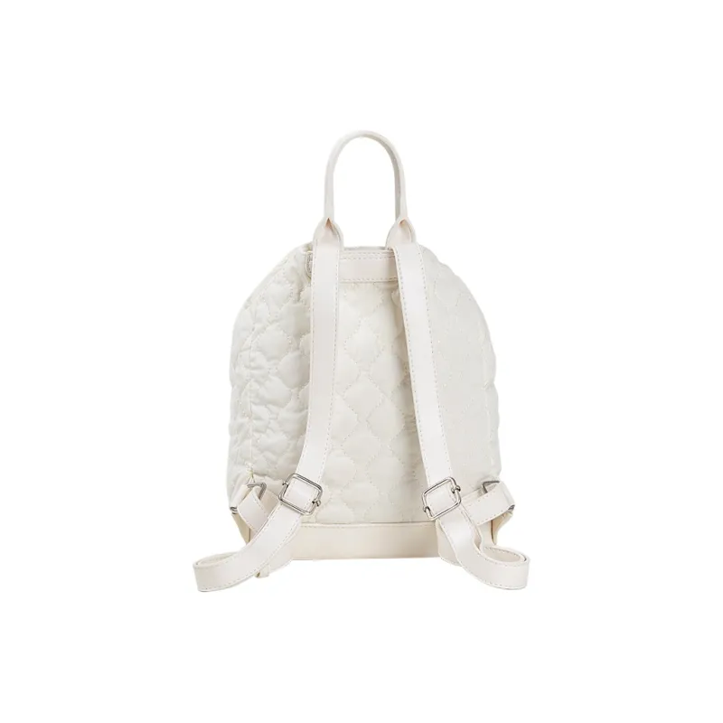 Miffy Fabric Small Backpack Medium Size Women's Ecru/Khaki-2