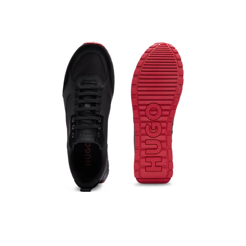 HUGO BOSS Wear-Resistant Low-Top Casual Shoes Men's Black-4