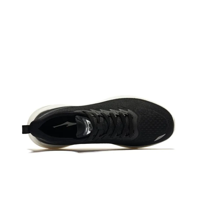 Erke Chasing The Wind 2.0 Slip Resistant Low Top Running Shoes Men's Black-3