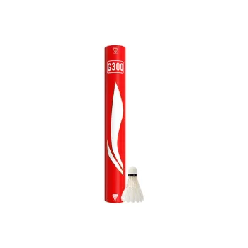 LiNing G300 Goose Feather Shuttlecock 12 Pack Goose Feather Everyday Shuttlecocks