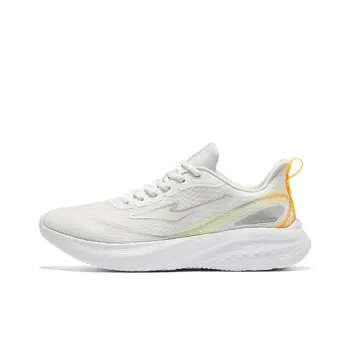 Erke Strategize Cushioned Slip Resistant Low Top Running Shoes Men's White Green Orange