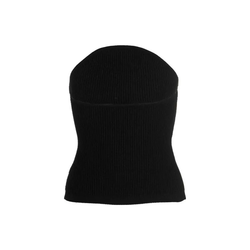 KHAITE Jericho Convex Neckline Top-1
