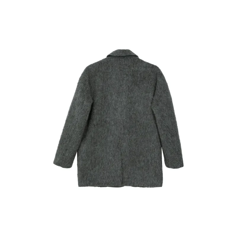 SUNSUNTOWN Coats Women's Dark Gray-1