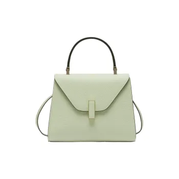 Valextra Iside Millepunte Calfskin Shoulder Bag, Crossbody Bag, Handbag Mini Women's Mint Green