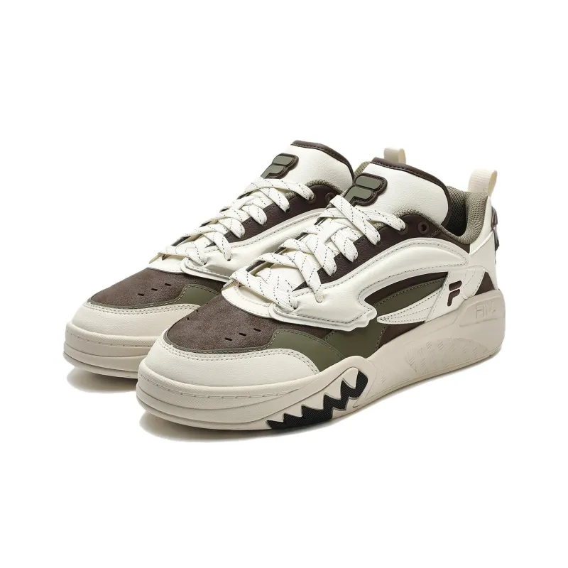 FILA FUSION Desperado Low Top Shoes 'White Brown Green'-1