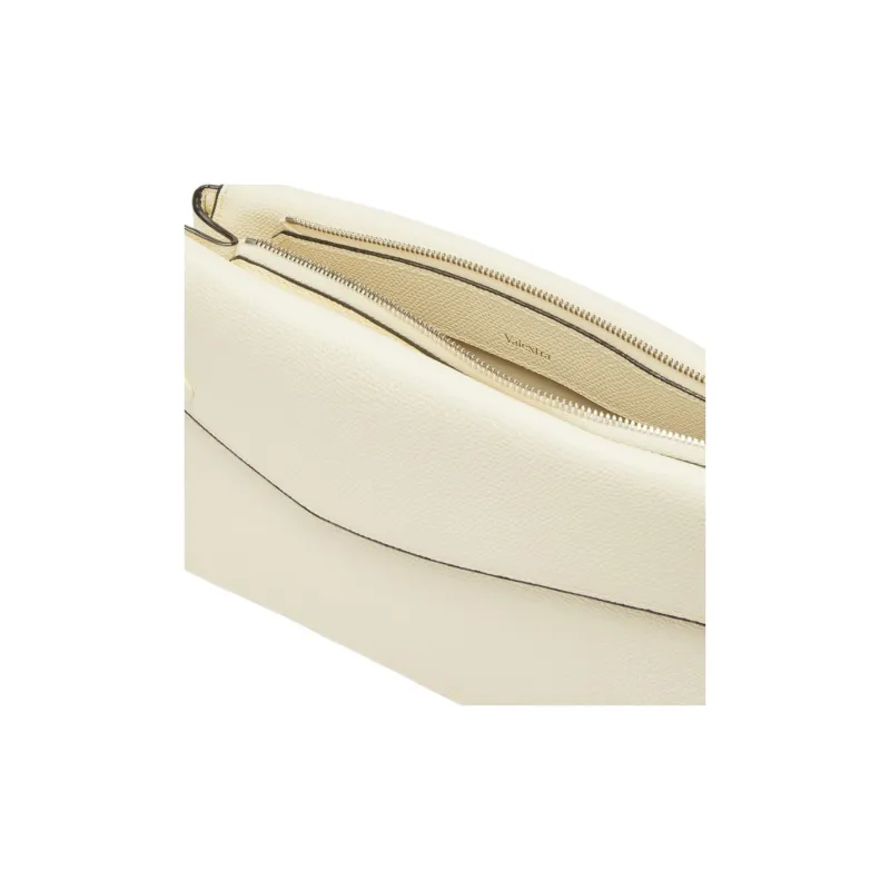 Valextra Millepunte Calfskin Shoulder Bag, Crossbody Bag Men's White Parchment-2