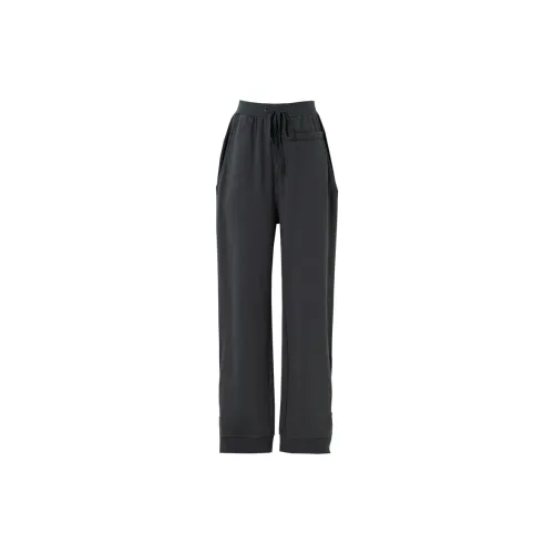 SOON FLOWER Casual Pants Women's Dark Gray