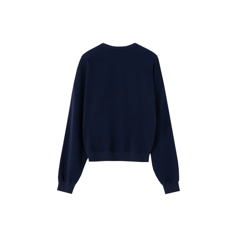 SOON FLOWER Sweatshirt Women's Dark Blue-1