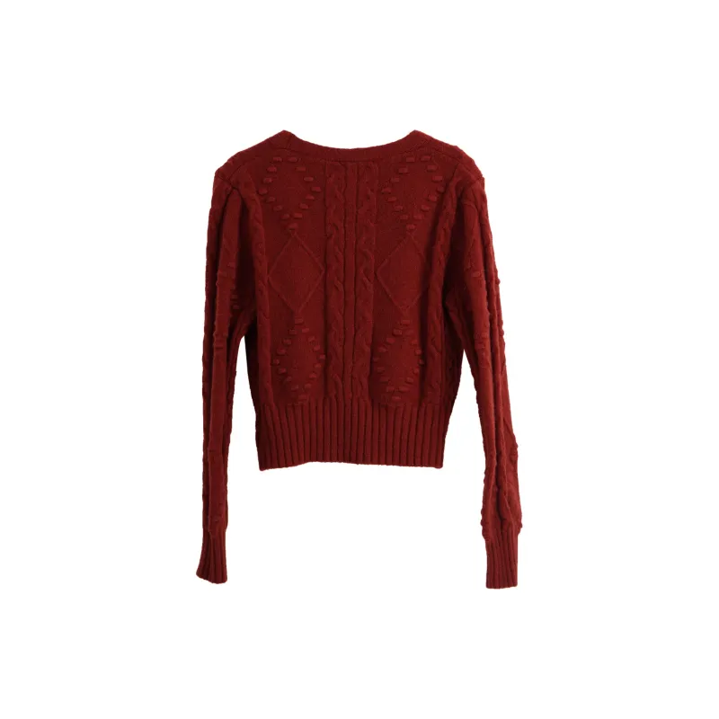 Olrain Sweaters Women's Red-1