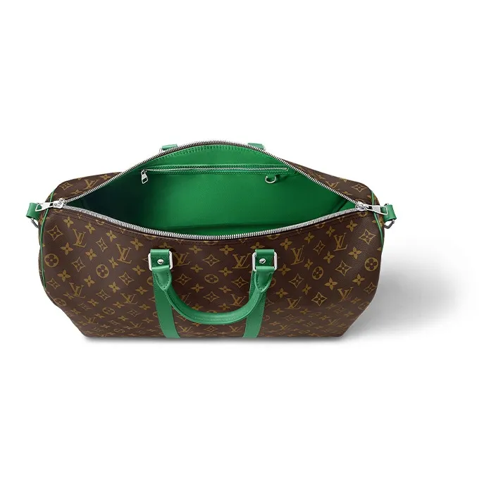 LOUIS VUITTON Keepall Bandouliere 50 Colormania Green-3