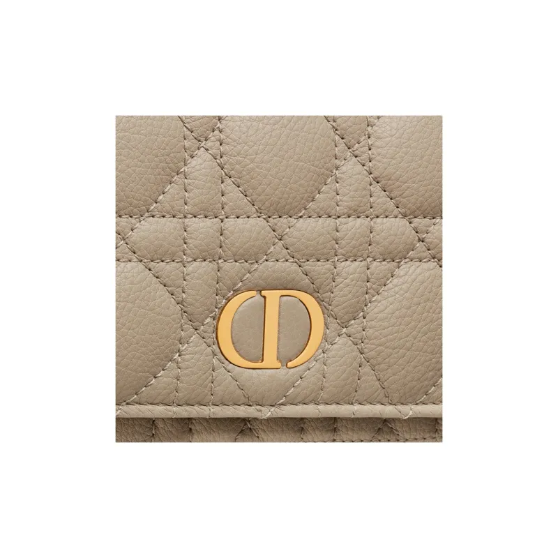 DIOR Caro Cow Leather Handbag, Shoulder Bag, Crossbody Bag, Clutch Women's Natural-5