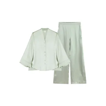 SILKISS Silk Pajama Set Shizuka Azusa Women's