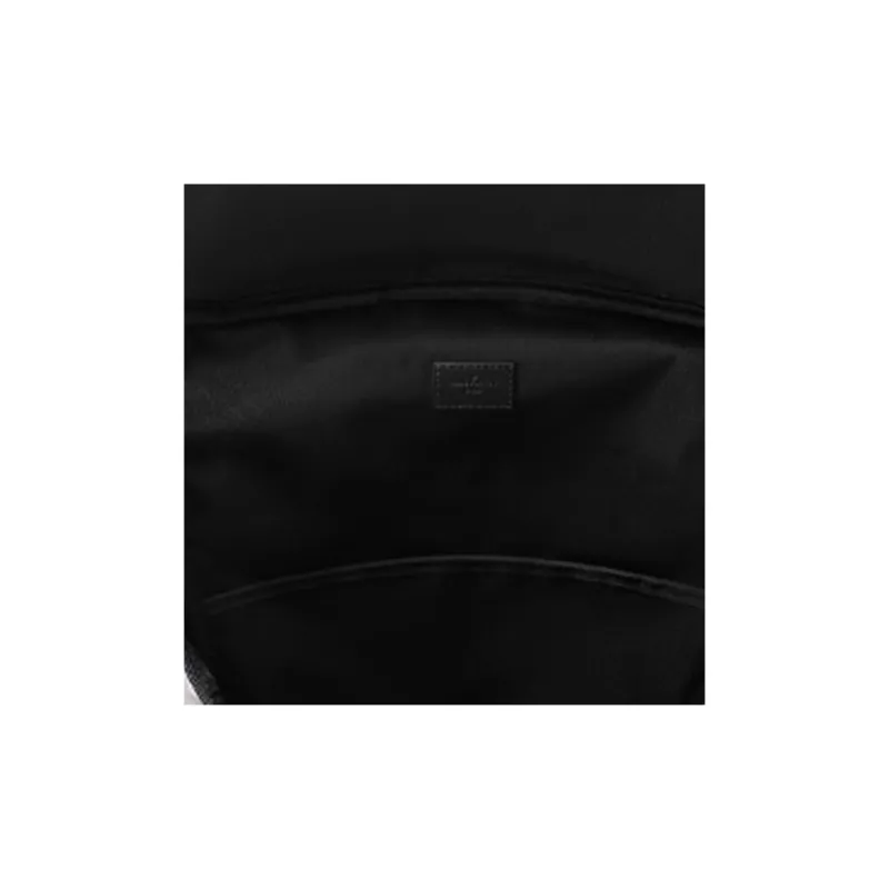 LOUIS VUITTON Canvas With Leather Finish Backpack Men's White & Black-4