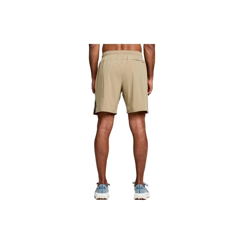 Saucony Outpace Casual Shorts Men Khaki-1