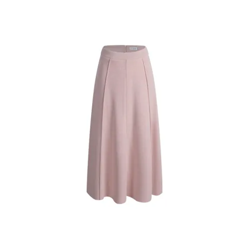 YOUNG KYLIN Casual Long Skirts Women's Multicolor Pink