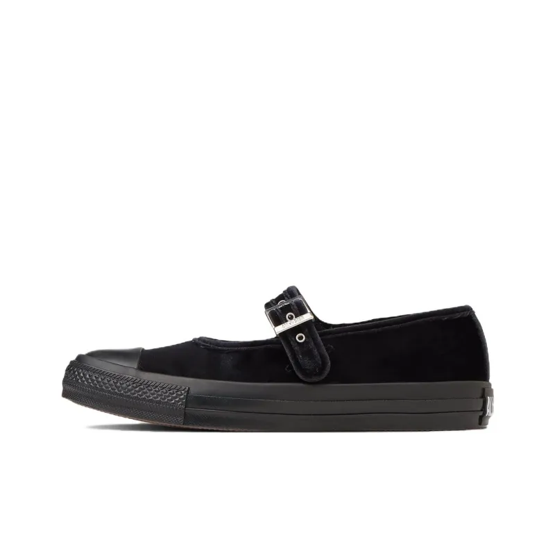 Converse All Star Mj Velvet Ox 'Black' Women's-0